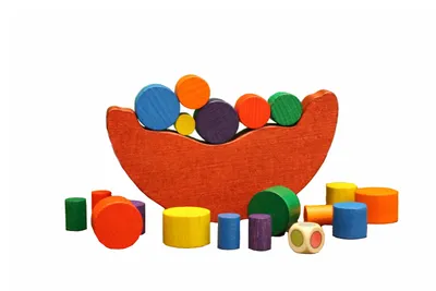 Produktbild von Balancespiel 20 Teile Holz - für Motorik und Konzentration