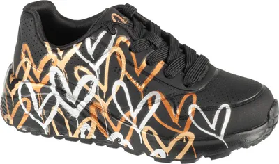 Produktbild von Skechers JGoldCrown: Uno Lite - Metallic 314067L-BKGD, Sneaker, für Mädchen, Schwarz