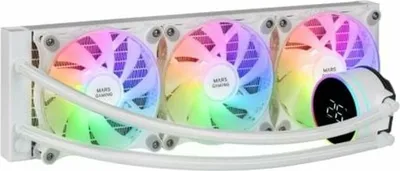 Produktbild von Mars Gaming ML-LCD360W, Flüssigkeitskühlung, 12 cm, Weiß