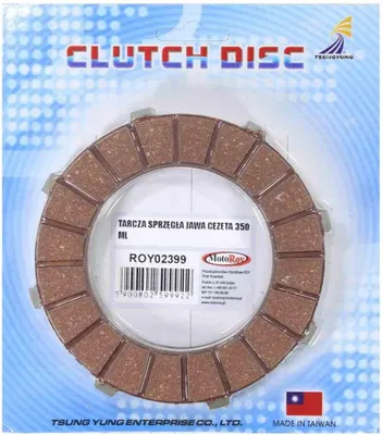 Image de Disque d'embrayage JAWA CEZETA 350, jeu complet de 5 disques