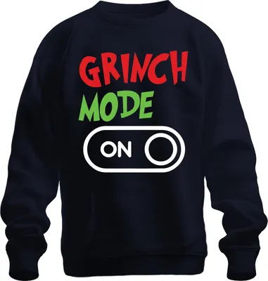 Obrázek produktu pro Grinch Mode On Christmas Outfit - vánoční vánoční svetr, námořnická modrá, 3XL