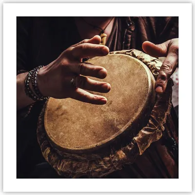 Produktbild von Poster - Poster ohne Rahmen - Trommel Indien Musiker - 50x50 cm - Wand Bild - Wanddeko - Wandbilder - Kunstposter - Wandposter - Bilder - Kunstdruck - Wanddekoration - Wandbild - P2XAC50x50-4866