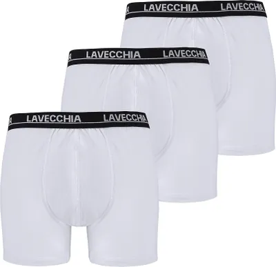Produktbild von Lavecchia Herren Boxershorts 3er Pack FL-1020 (Weiß, 4XL)