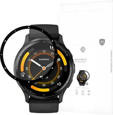 Produktbild von Schutzfolie Garmin Garmin Venu 3 (45mm) - Panzerglas - Cazy - Transparant