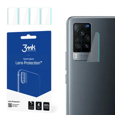 Produktbild von 3mk Hybridglas Lens Protection für Vivo X60 5G Kamera Objektiv Kameralinse 0,16mm 6H (4 Stück)