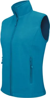 Produktbild von Kariban Damen Fleece Jacke Weste Micro Fleece-Weste Bodywarmer Fleece, Größe:4XL, Farbe:Tropical Blue