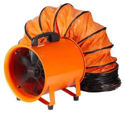 Produktbild von VEVOR Bauventilator 255-W-AC-Motor Baugebläse 2830 U/min Baulüfter Gebläse 1720
