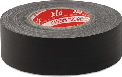 Produktbild von kip Gaffer´s Tape schwarz 323-85 - 50 m x 50 mm, 1 Rolle