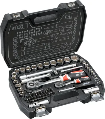 Image de YATO Jeu de goles 1/2", 1/4" 72 pièces YT-38782