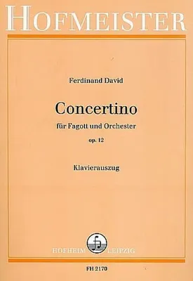 Produktbild von Concertino op.12 für Fagott und Orchester