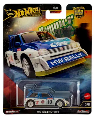 Produktbild von Hot Wheels HRW09, Auto, 3 Jahr(e), Kunststoff, Metall, Blau, Weiß
