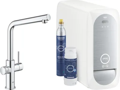 Obrázok produktu pre GROHE 31454001, Štandardný, Chróm, Páková rukoväť, Samostarný, Typ L, Keramický