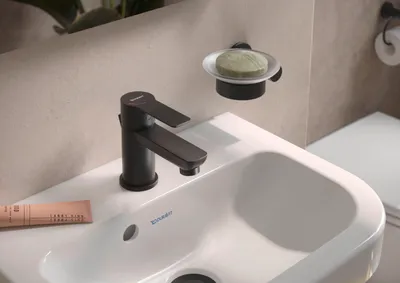 Produktbild von Duravit D-Code 2.0 HWB 450mm, 1. HL, m. ÜL, Weiß, 1 Stk.