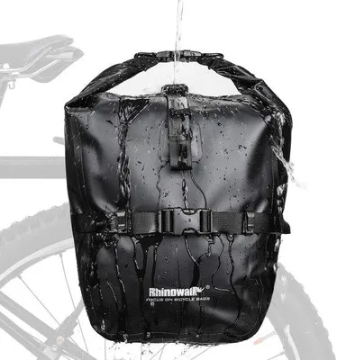 Produktbild von Famanu Fahrradtasche 20L wasserdicht - Schwarz