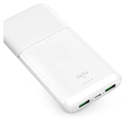 Immagine prodotto di PURO Power Bank 10.000 Mah Con 2 Porte USB-A E 1 USB-C