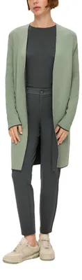 Productafbeelding van s.Oliver dames, lange cardigan, groene kleur, maat 36
