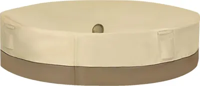 Image de Nappe, matériau imperméable, protection UV, beige
