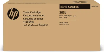 Zdjęcie produktu dla Samsung Czarny toner o wysokiej wydajności MLT-D305L, 15000 stron(y), Czarny, 1 szt.