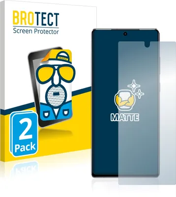 Produktbild von 2x BROTECT Schutzfolie für Samsung Galaxy Note 20 Displayschutz Displayschutzfolie Folie Matt Entspiegelungsfolie