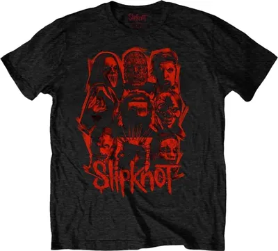 Produktbild von Slipknot WANYK Red Patch Black L T-Shirt