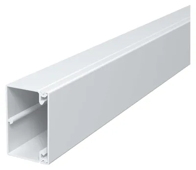Produktbild von OBO WDKH-40060RW Wand-u.Deckenkanal halogenfrei 40x60x2000 PC/ABS 6175410
