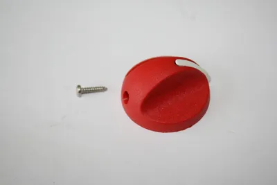 Produktbild von Drehknopf Ersatzteil rot 32 mm Durchmesser für ELMAG DIGICAR 500/600