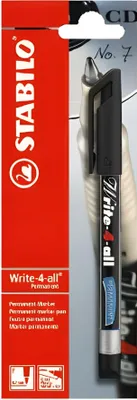 Image de Marqueurs permanents - STABILO Write-4-all - fin - noir