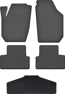 Produktbild von Gummi Fußmatten Set Für: Volvo S60 Ii  (2010-2018) Gummimatten Schwarz