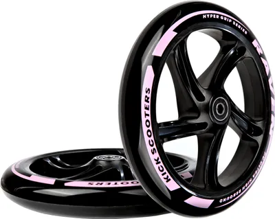 Produktbild von Ersatzräder für Raven Cityroller Scooter Roller Kickscooter Illusion Pink Polyurethan200mm mit Kugellager - 2 Stück