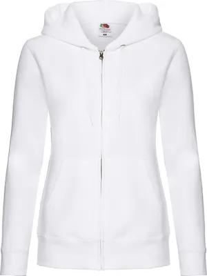 Produktbild von Fruit of the Loom - "Premium" Kapuzenpullover mit Kapuze für Damen RW9632 (S) (Weiß)