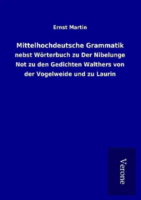 Produktbild von Mittelhochdeutsche Grammatik