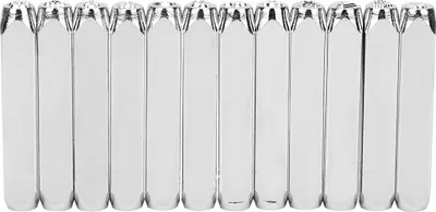 Produktbild von 12pcs 6 mm 1/4 Zoll Muster Stempel Stempel Kohlenstoffstahl Stempelwerkzeuge für Metalllederschmuck
