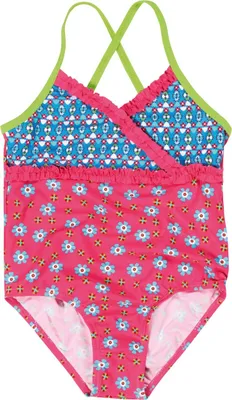 Produktbild von Playshoes UV-Schutz Badeanzug Blumen, in pink, Größe 74/80
