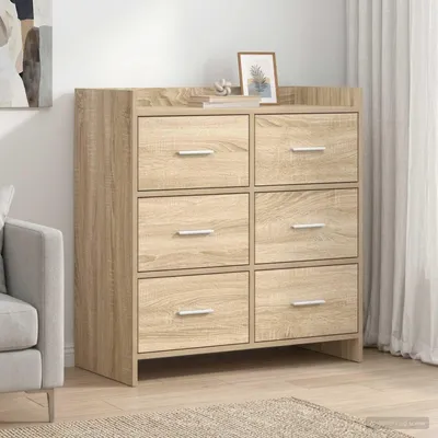 Immagine prodotto di Credenza vidaXL in rovere Sonoma, 75 x 33 x 80 cm, materiale a base di legno