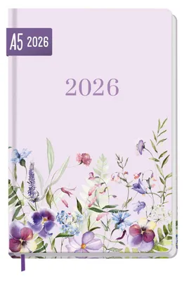 Produktbild von Großdruck-Kalender 2026 / A5 / Blütentraum / Häfft-Verlag