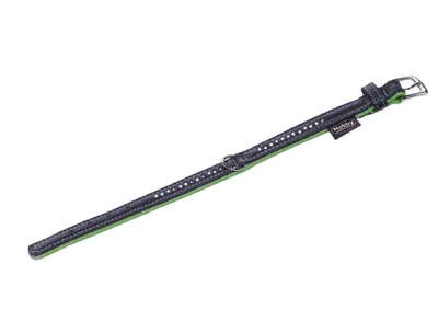 Produktbild von Nobby Pacific Deluxe, Hund, Standardkragen, Schwarz, Grün, Einfarbig, XS, 20 cm