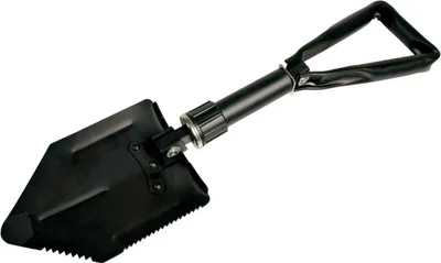 Imagen del producto de Accesorios LAMPA, pala plegable de 58 cm, de 3 piezas, plegable para coche y camping