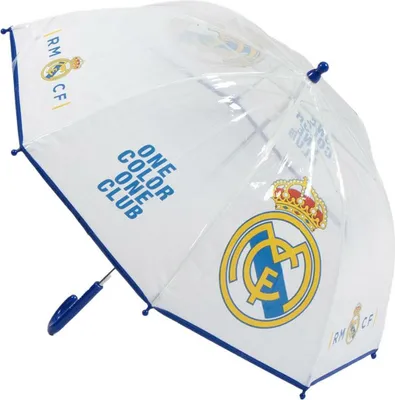 Zdjęcie produktu dla Parasol bąbelkowy Real Madrid C.F. przezroczysty