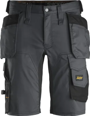 Produktbild von Snickers Shorts 6141 Stahlgrau - Schwarz (5804) Größe 058