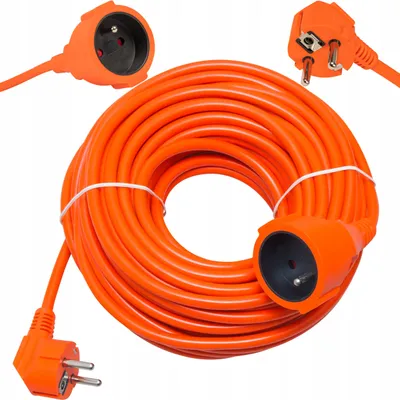 Produktbild von Gartenverlängerung Blow 30 m Orange Mit Erdung Und Schutz 98-057 1,5 mm