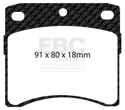 Produktbild von EBC ULTIMAX2 Bremsbelagsatz Vorne Volkswagen Commercial 701698151G