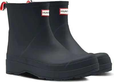 Zdjęcie produktu dla Krótkie męskie buty przeciwdeszczowe Hunter Orig al Play Black - undefined / Black