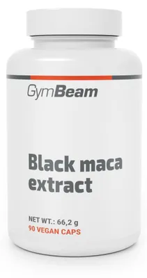 Produktbild von GymBeam - Schwarzes Maca, 90 Kapseln