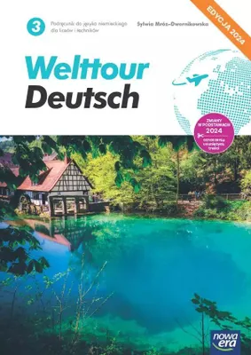 Zdjęcie produktu dla WSiP Welttour Deutsch 3. Podręcznik. Język niemiecki. Liceum i technikum, Edukacyjny, Polski, Broszurowa okładka, 124 stron(y)