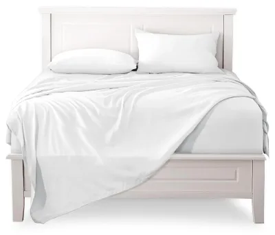 Produktbild von FARFALLAROSSA Bettwäsche-Set für Einzelbett aus 100% Baumwolle, Spannbettlaken f