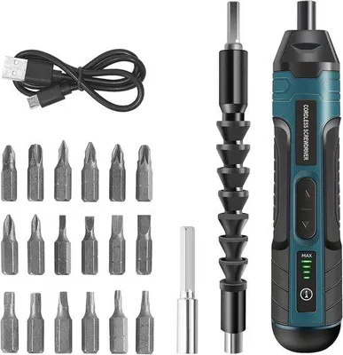 Immagine prodotto di Set di avvitatori a batteria 21 in 1 con LED flessibile