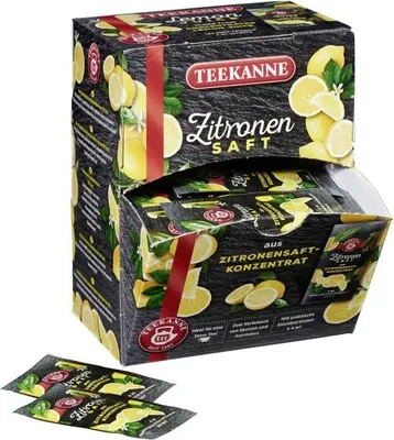 Produktbild von TEEKANNE Zitronensaft 100 x 4,0 ml