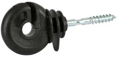 50 Ringisolatoren mit Draht, verzinkt, 5,3 mm Ø, für Weidezaun