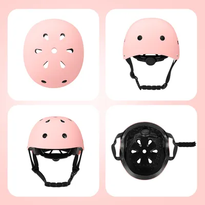 Produktbild von Kidiyana Kinder Fahrradhelm S (48–54 cm) in Rosa – leichter, stoßdämpfender Sporthelm für 2–6 Jahre, verstellbar, Ideal für Fahrrad, Roller, Scooter