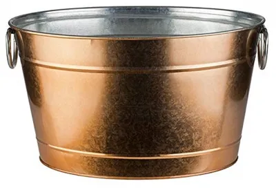 Image de APS Tin Bac à boissons, contenance : 11,00 litres, hauteur : 220 mm, aspect cuivre
